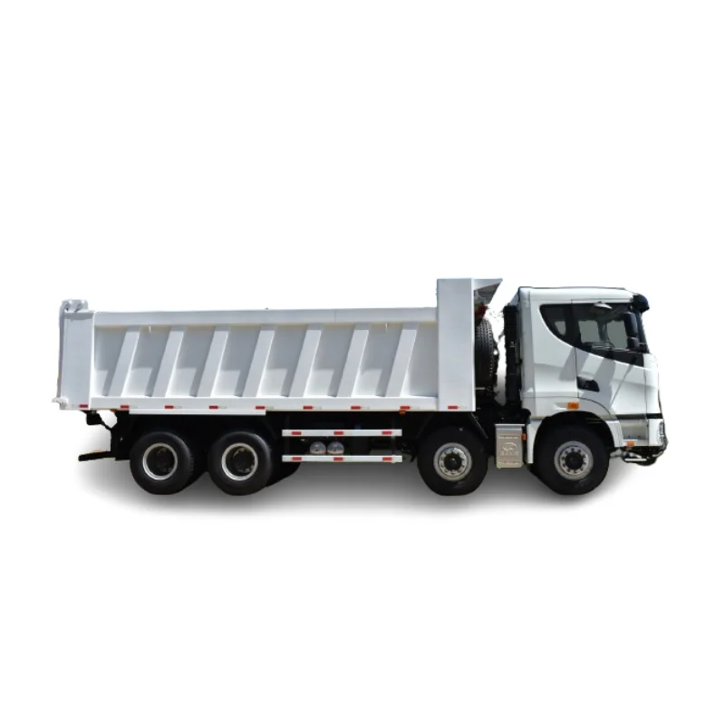 High security and high efficiency CAMC H9 8x4 flat top dump Euro 2-6 Diesel energy truck