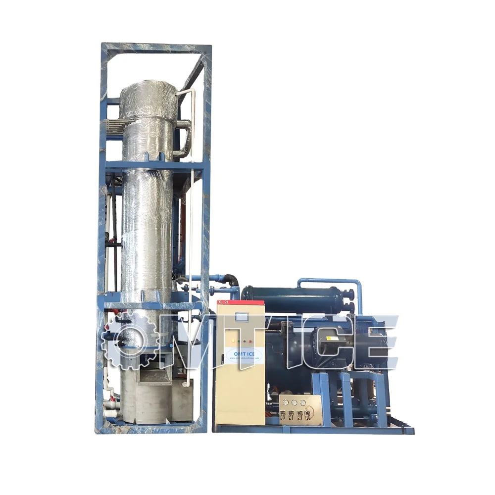 OMT  Big Capacity 15Ton Per Day Tube Ice Machine Industrial Tube Ice Maker