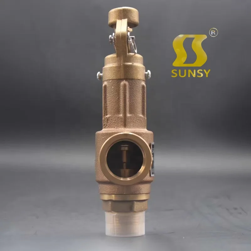 spring full lift thread connection BSP brass bronze forging control high pressure reduce relief safety valve for boiler steam