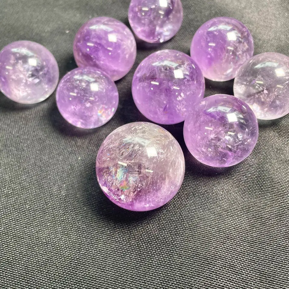 Wholesale Light Amethyst Spheres Amethyst Geode Spheres for Unique Decor and Meditation