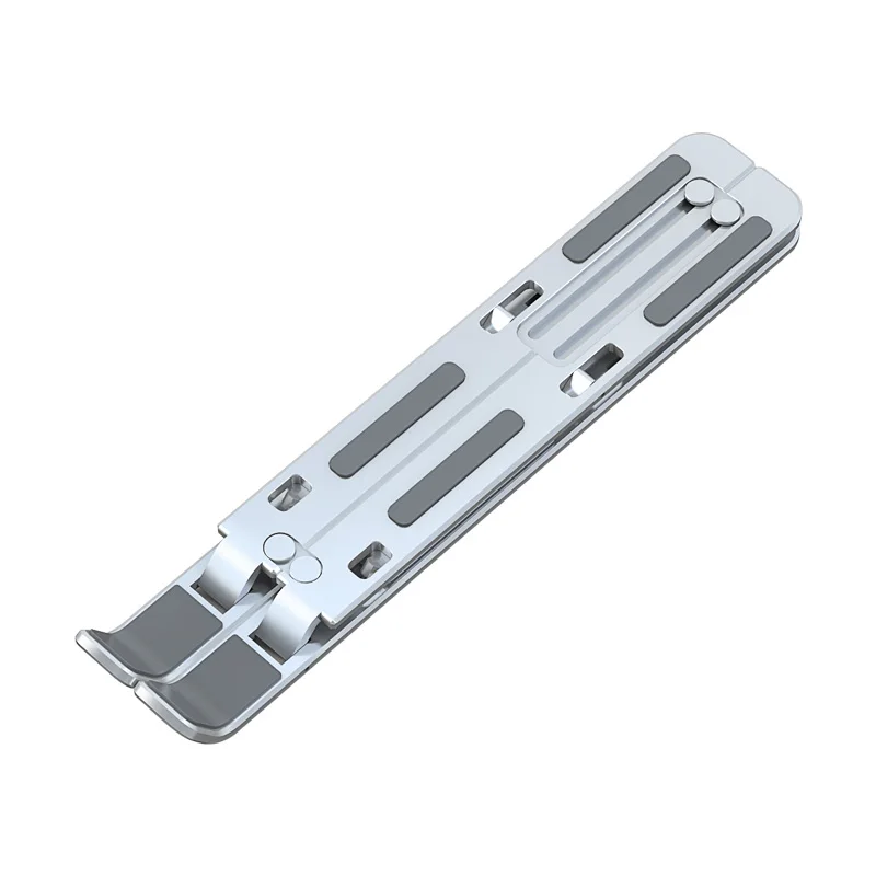 Yicosun Laptop Stand Aluminum Computer Holder Foldable 5 Angles Anti-Slip Laptop Holder