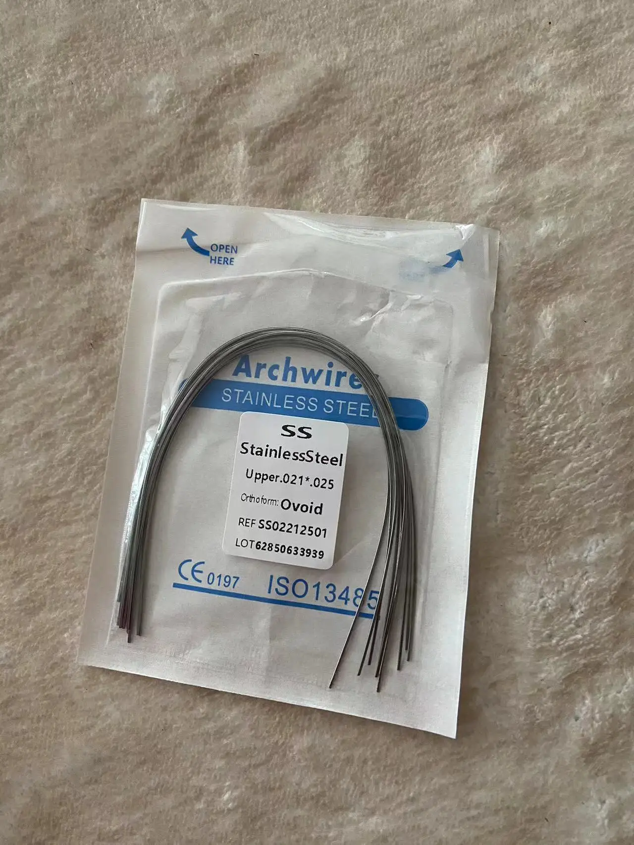 dental consumables medical products for  equipment and accessories stainless steel arch wires offsale