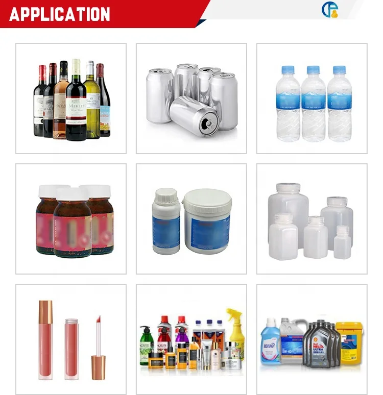 automatic vertical cooking ial Glass Jar Can Sticker Wine Water Bottle toilet cleaner plastics round bottle labeling machine