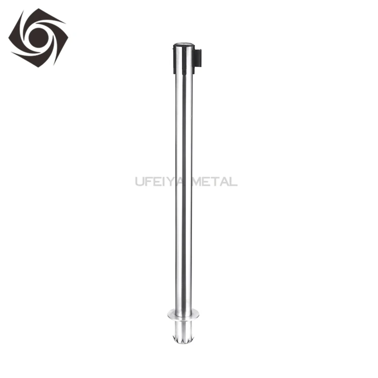 Removable  Print Floor Mounted Bank Queue Line Divider Stand Control belt Barrier Airport Queue Barrier