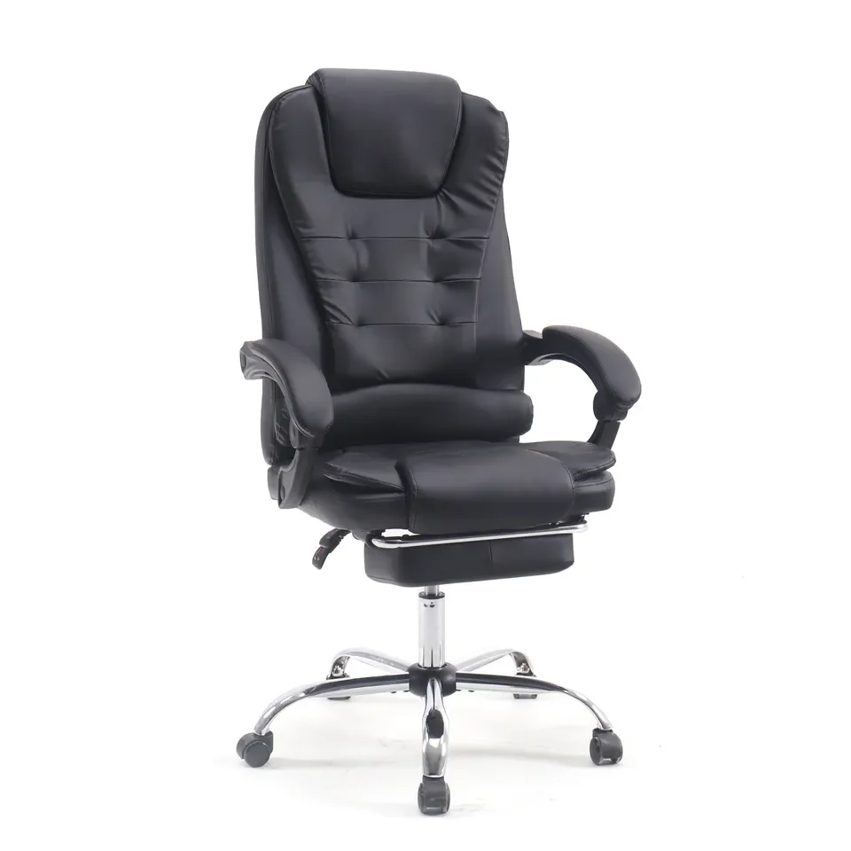 Genuine Real Leather Brown Colour Office Chair Luxury Boss Boos Executive Manager Ergonomic Computer Work Chair Modern