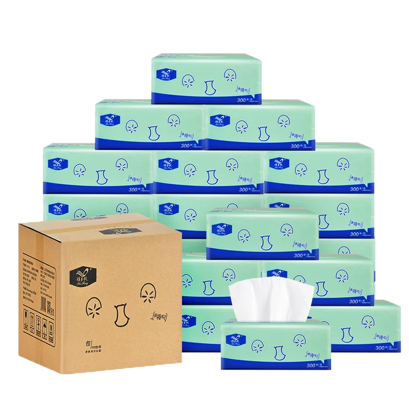 1/2/3/4 layers bamboo tissue paper family facial tissue