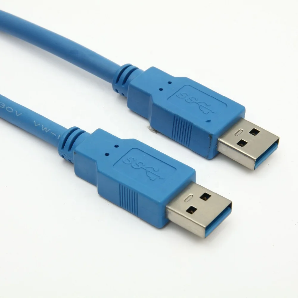 3.0 version USB cable AM TO AM black or blue jacket