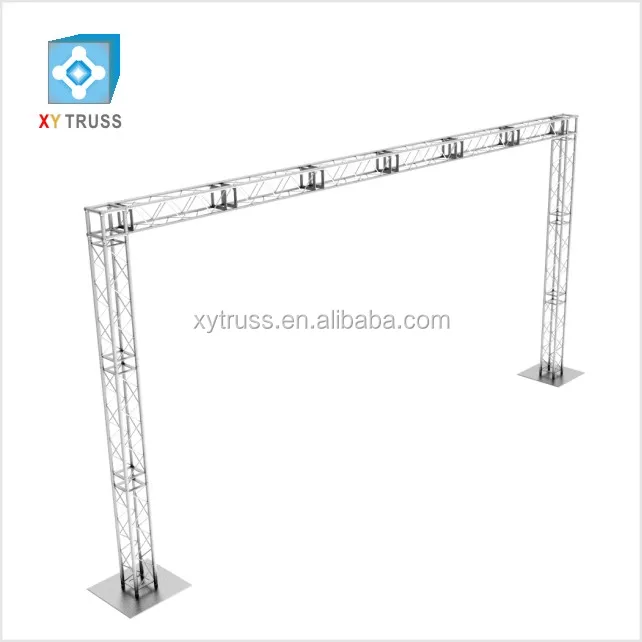 Used Aluminum Spigot Truss With Base Plate Moving Head Totem Truss