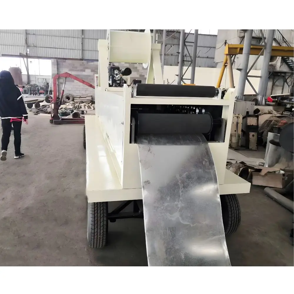 New Mexico Portable SSR KR18 KR24 Standing Seam Bemo Standing Roof Sheet Roll Forming Machine with Wheel Trailer