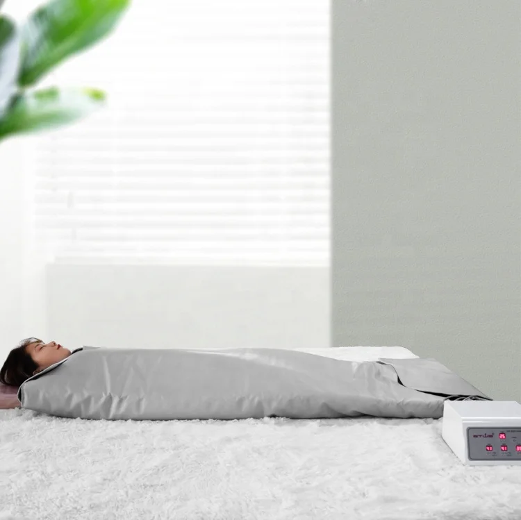 Portable Whole Body Far infrared heat sauna wrap sweat steaming therapy body slimming hot health blanket for detox slim