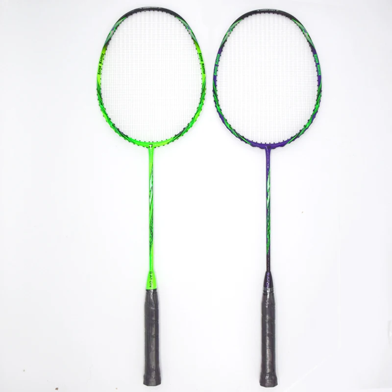 24T Carbon Fiber Badminton Oem Professional Super Lightest Graphite Badminton Racket 5U