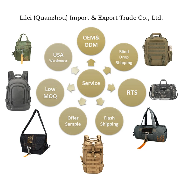 Polyester System Military Tactical Backpacks Waterproof Custom Logo Drawstring Bag