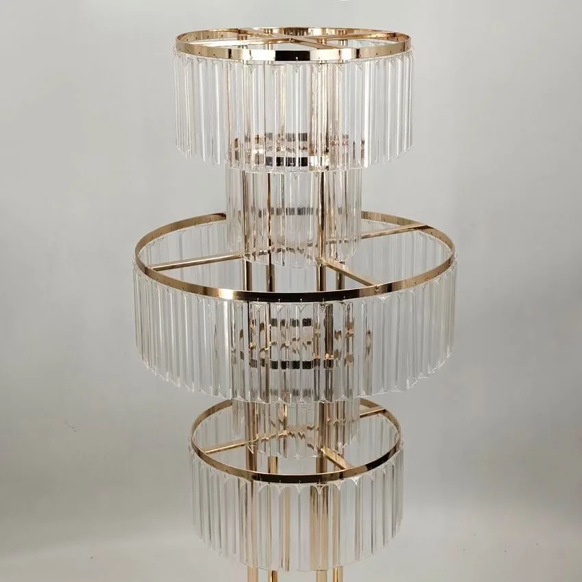 Decorative Low Price Best Wedding Aisle Flower Stands Candle Stand Flower Stand With Chandelier For Home