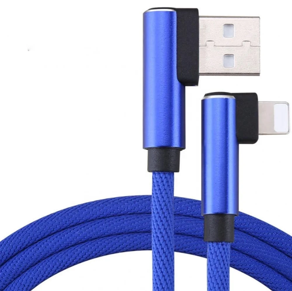 
90 Degree Double-Sided Plug USB Cable Charging for Playing Games 