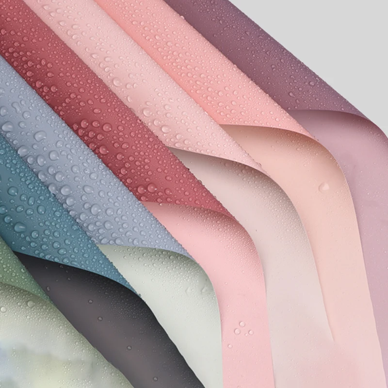 Cheap Price Korean Waterproof Flower Wrapping Paper Double Color Bouquet Wrapping Paper For Flowers Waterproof Packaging Paper