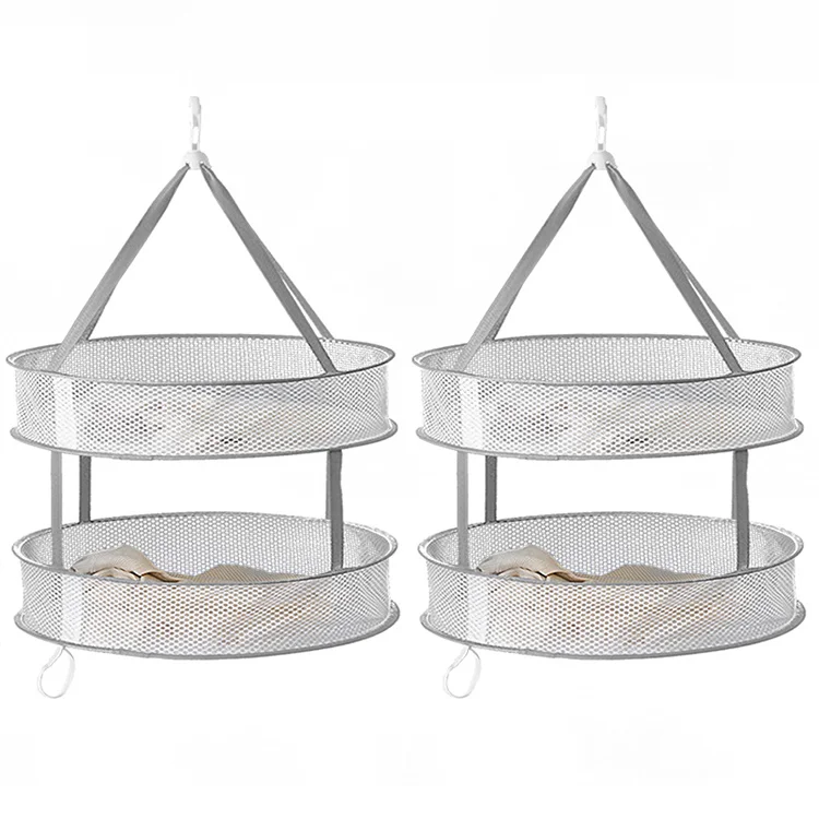 Hanging laundry mesh basket drying clothes mesh basket folding Hanging Clothes Laundry Basket sweater cloth Net Dry Mesh Hanger