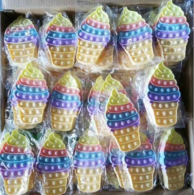 Hot Sale Fast delivery Push It Sensory Silicone Stress Reliever Toy Fidget Toy Set kit