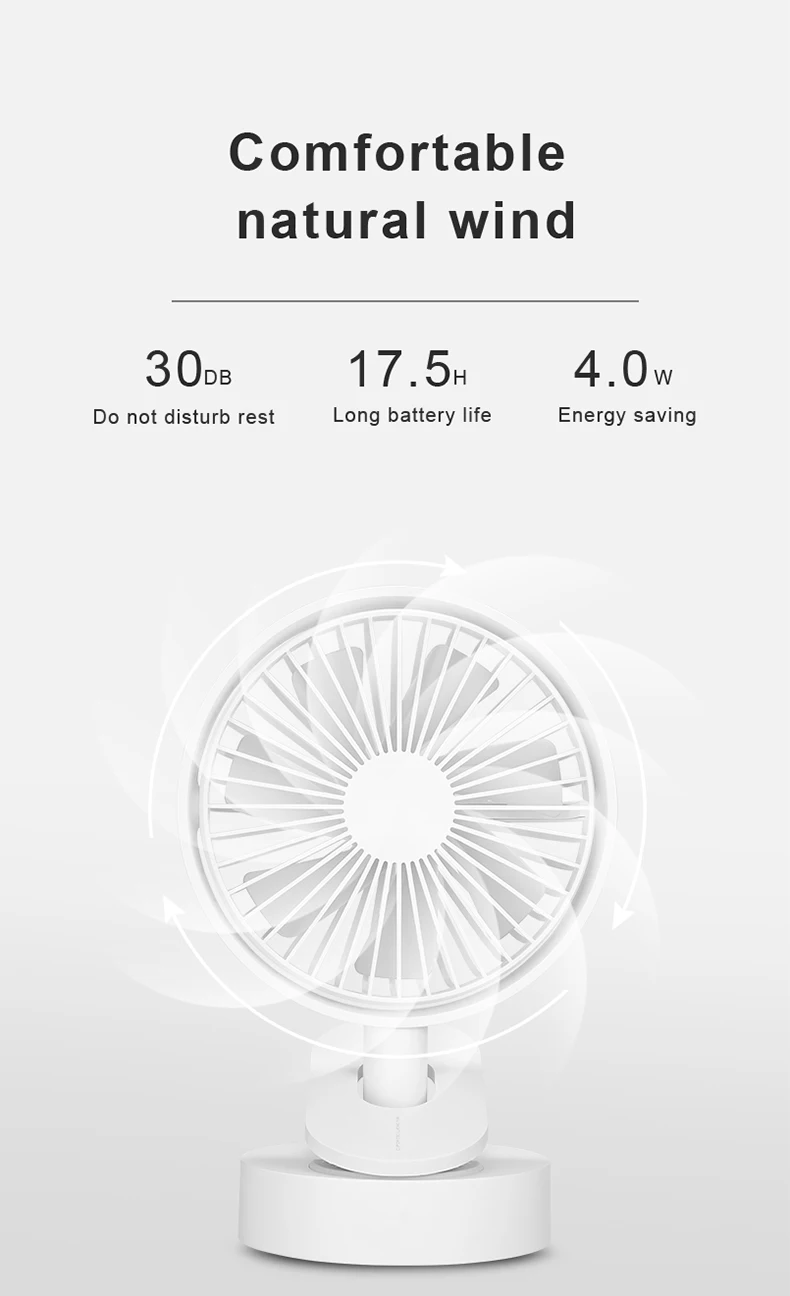 Table clip fan oscilation with clips rechargeable portable handheld table clip fan