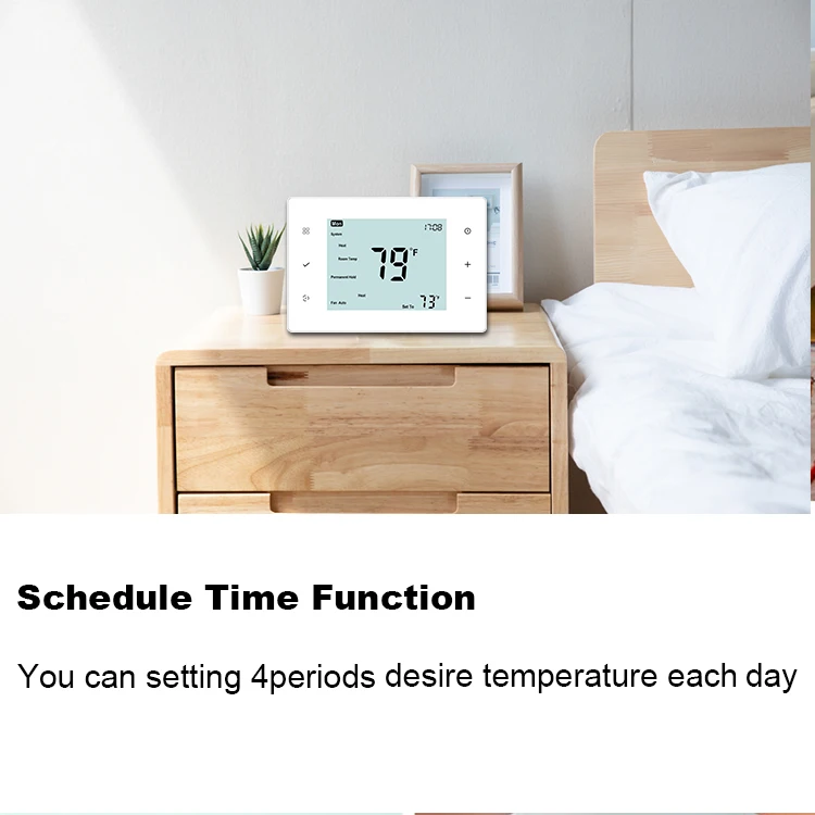 TOUPWELL/OEM Smart heating system tuya thermostat 24v low voltage Indoor thermal switch heater with thermostat