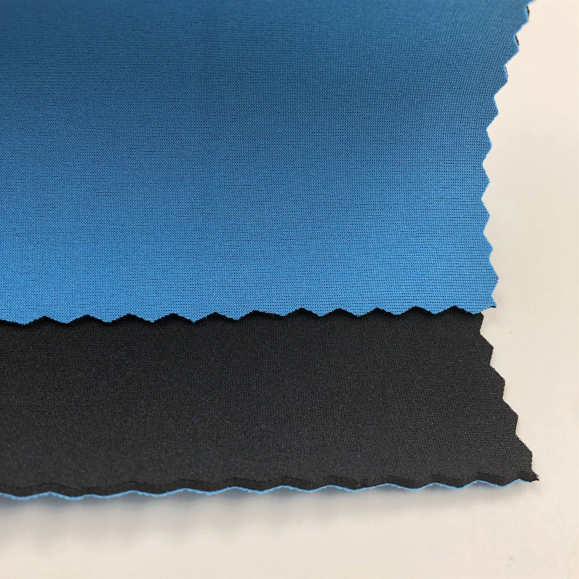 China manufacturer high quality neoprene breathable sky blue color neoprene  with polyester fabric