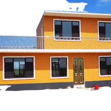 2022 Prefab House Building and Decoration With Pu Metal Wall Panels