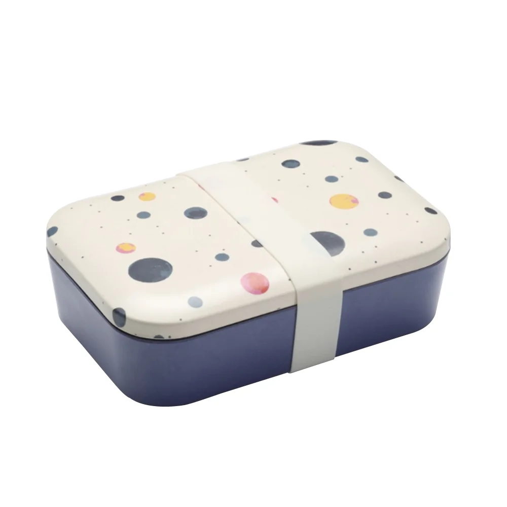 
Insulated portable adults bamboo fiber plastic lunch bento box 