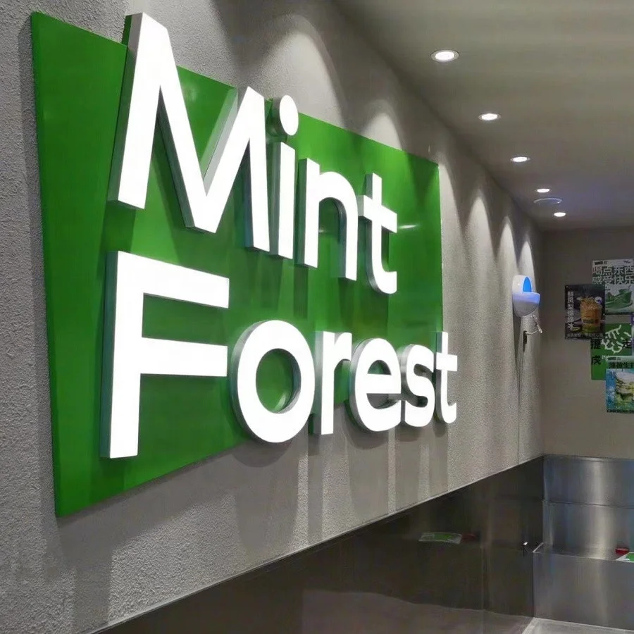 Skyseen дешевая доска с подсветкой спереди индивидуальные буквы светящиеся Рекламы Магазина