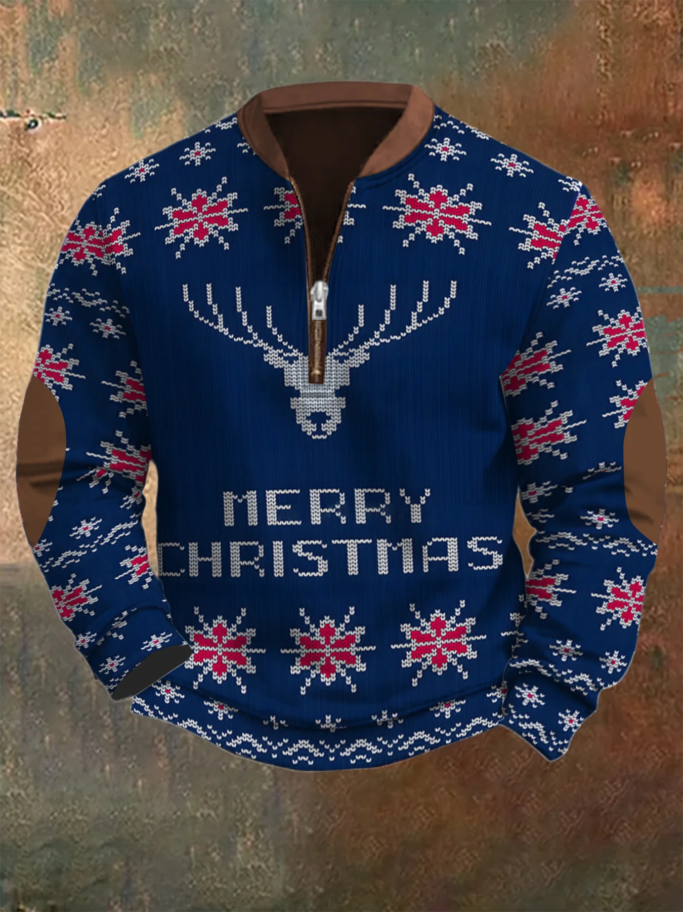 2024 New Design Cable Knit Sweater Men Cotton Rib Clothing Sweater Half Zipper Custom Plus Size Knit Sweaters for Men