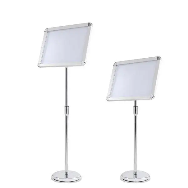A4  Poster Display Floor Stand Adjustable Paper Holder Banner