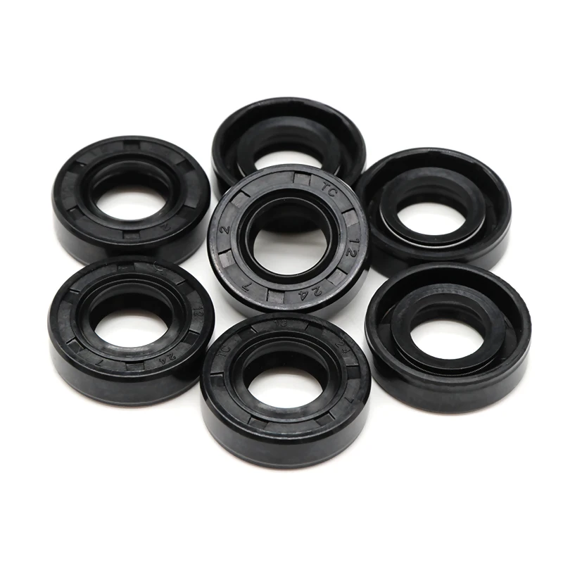 ID 12mm NBR Nitrile Rubber Shaft Oil Seal TC-12*19/20/21/22/23/24/25/26/28/30/32/35*5/6/7/8/10 Nitrile Double Lip Oil Seal