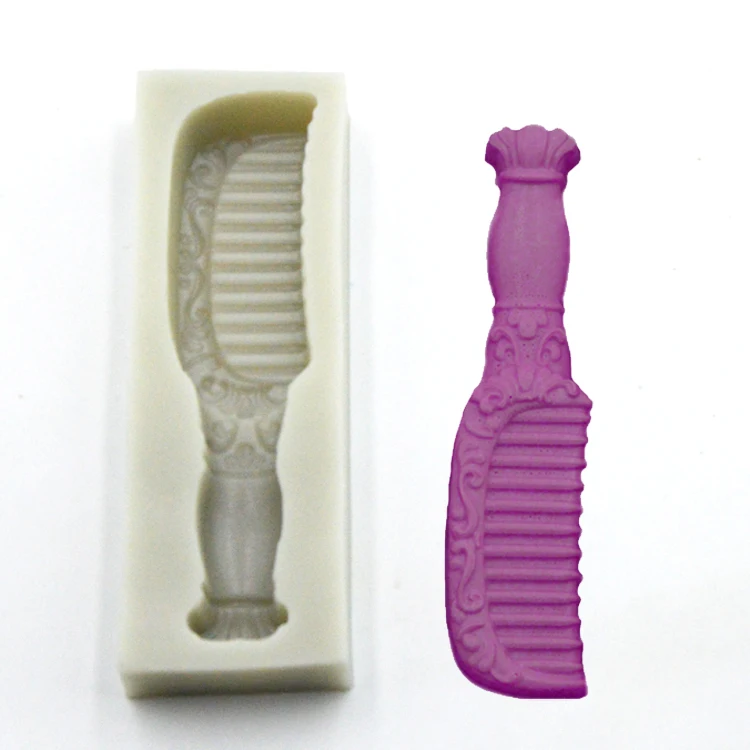 Гребень для шоколада Жидкая силиконовая форма торта помадки украшения печенья