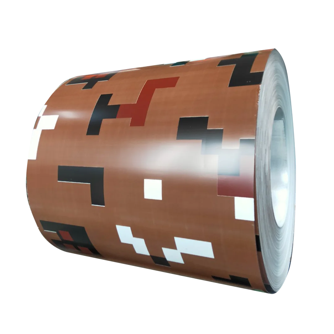 
zhongyuan company whole sales coated steel sheet/ printed steel plate in coil 