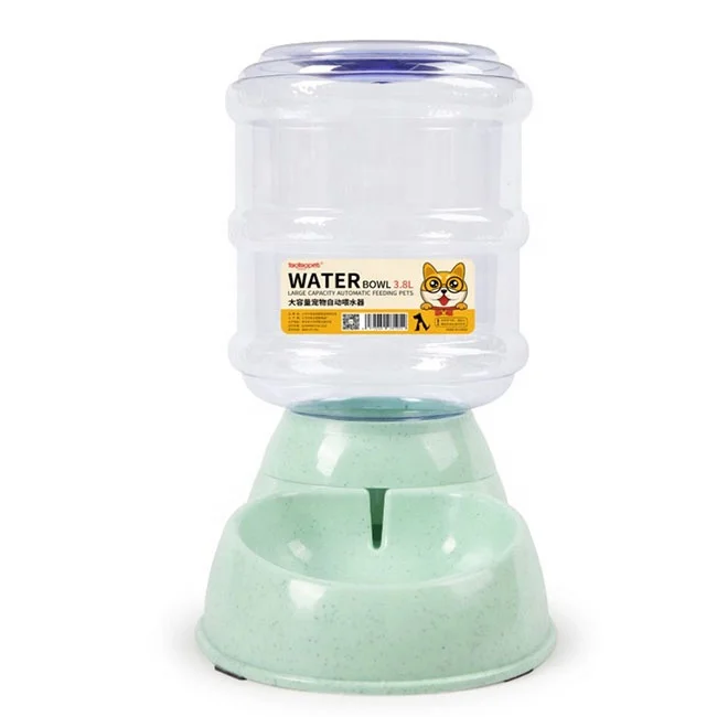 Gravity supply cat and dog water dispenser 3.8L large capacity automatic pet feeder waterer