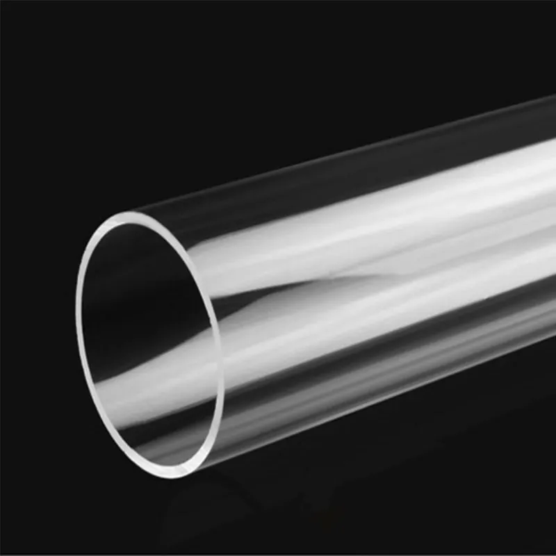 Large diameter heat resistance High-temperature transparent glass tube  pipe
