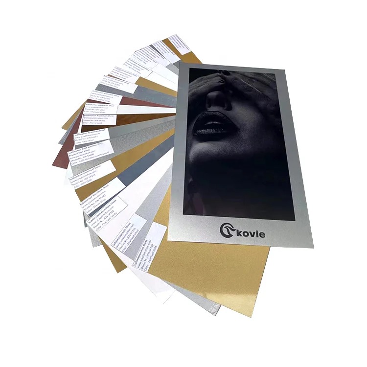 White Gloss Finish Aluminum Sheets For Sublimation  A4/A3 Metal Sublimation Panel Aluminium