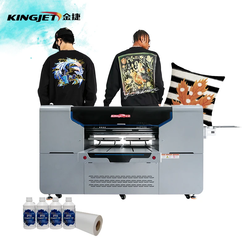 Printing Machine Dtg T-Shirt A3 Desktop Cloth Digital Cheapest Dual Head A2 Direct To Garment Large Format Textile Printer