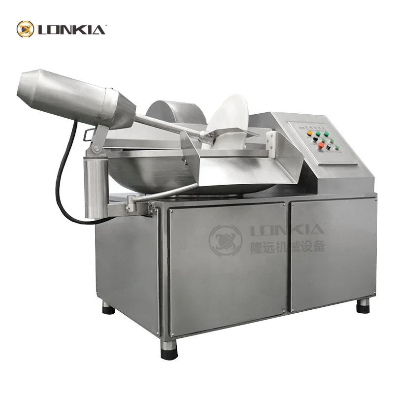 CE Meat Bowl Chopper Sausage Making Machine Chopper  Hamburger Meat Bowl Cutter