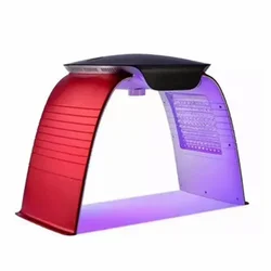 Новый портативный аппарат для паровой бани лица 7 видов цветов устройство фотодинамической терапии терапия красным СИД светом для удаления угрей лечение машина красоты для удаления волос и морщин, с холодного и горячего распыления