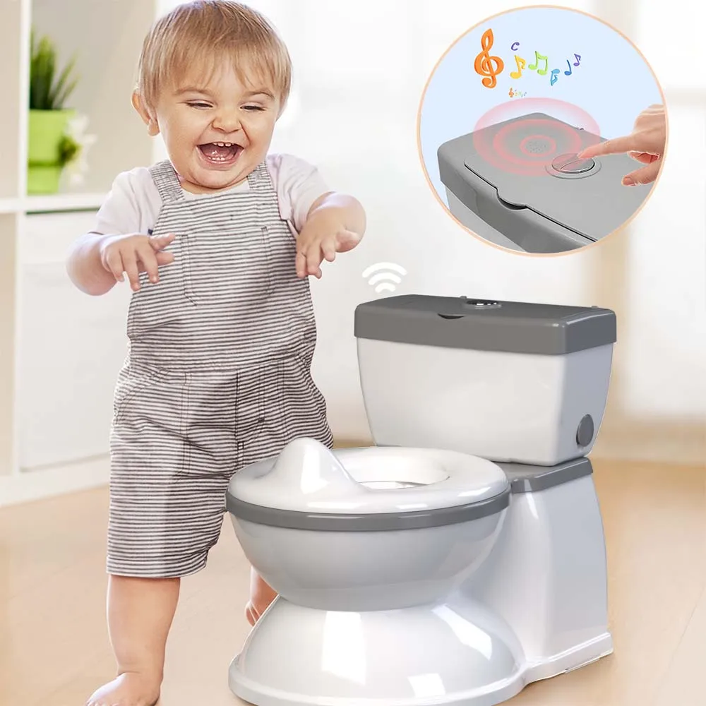 Baby Products Potty Training Toilet Kids Potty Wholesales Imitates a Real Water Flushing Sound Baby Toilet Training Supplier