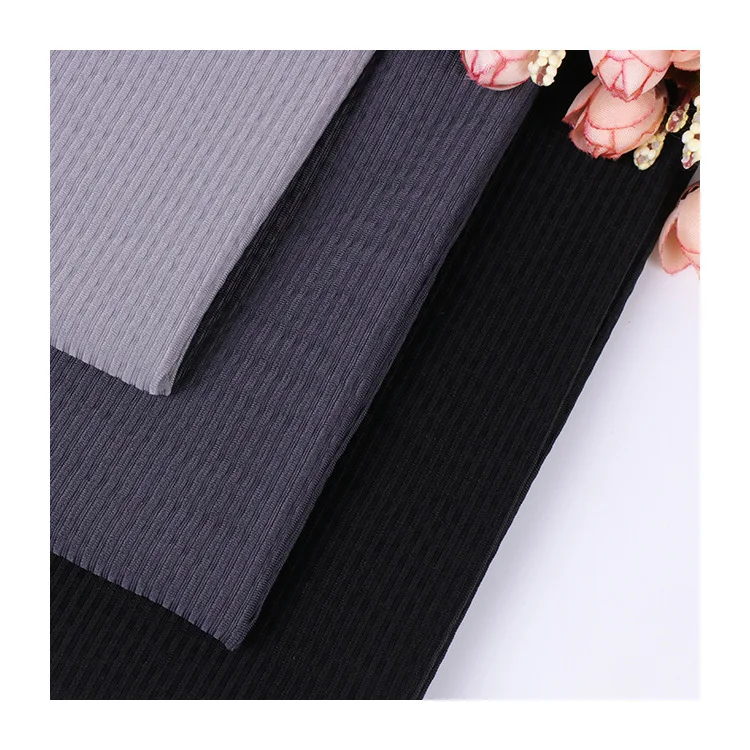 Hot Selling Custom 40s Nylon Spandex 180g Double Sided Elastic Jacquard Fabric for Casual Pants Sportswear and Swimwear