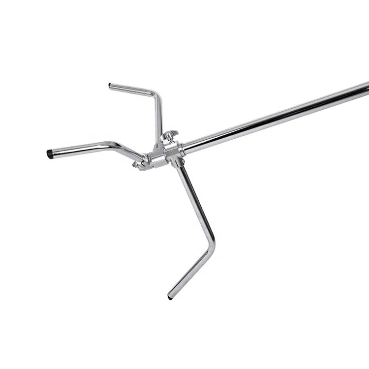 Multi-function c stand photography 3M adjustable studio heavy duty light stand kit with folding legs grip head kit chrome