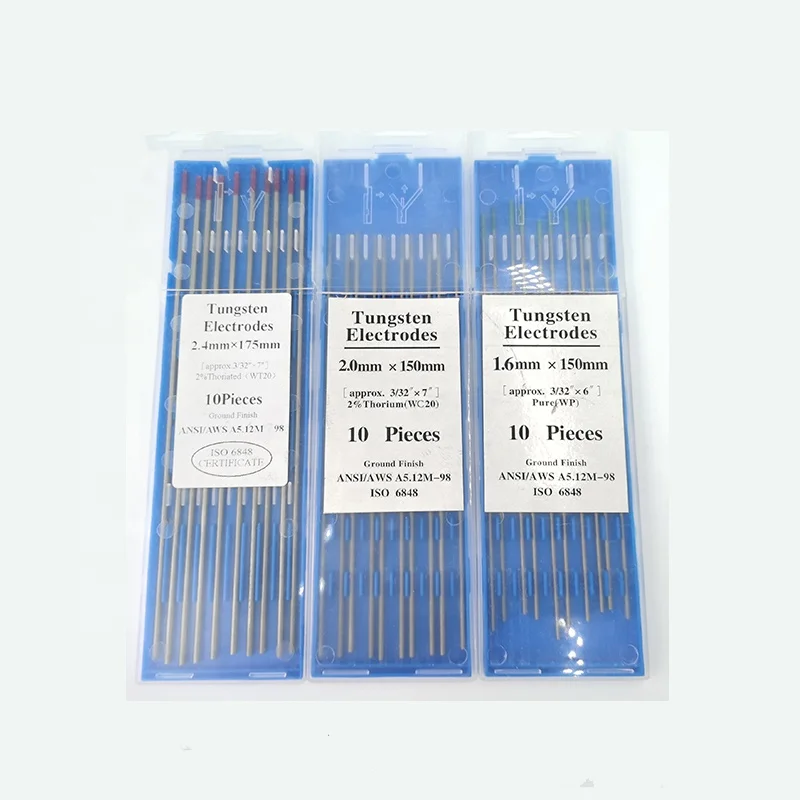 TIG Welding Machine Parts / Blunt Tungsten Electrode WL20 Blunt Tungsten Needle Tungsten Steel Rod 2.4 * 150 / 175mm