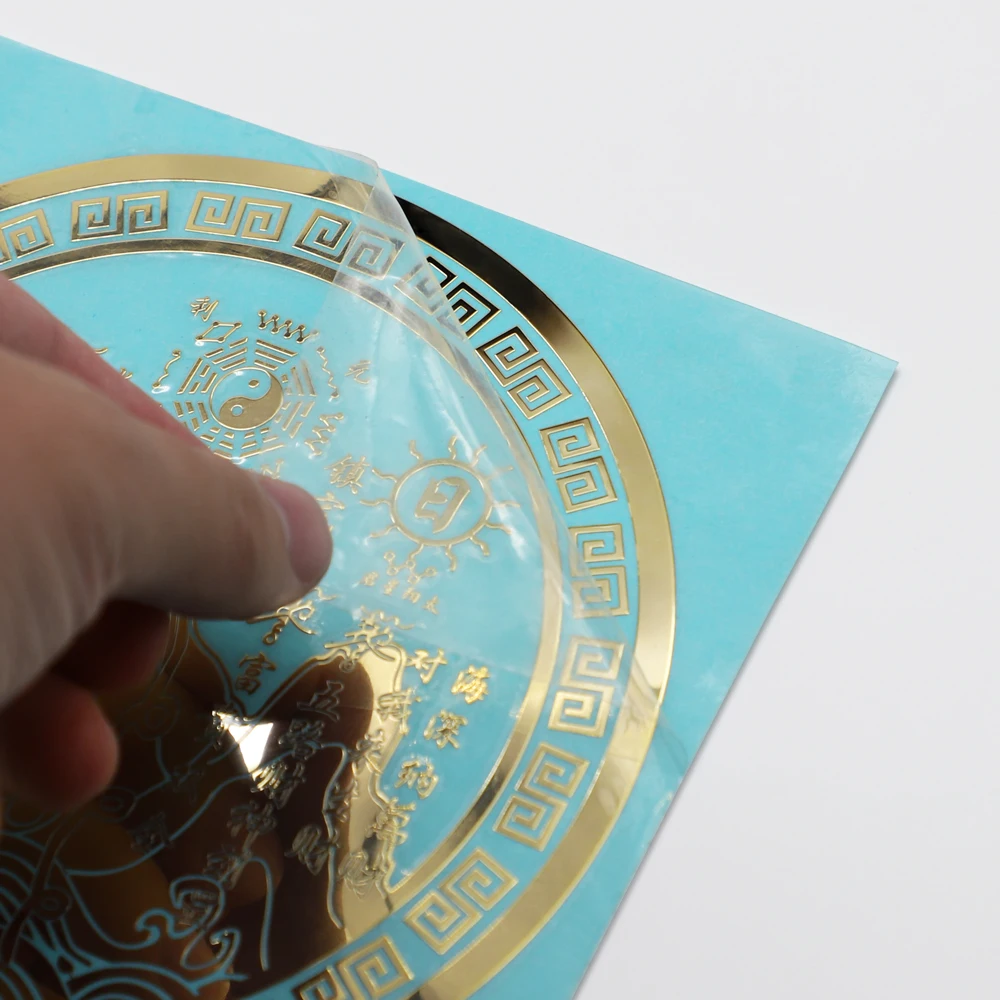 Этикетки для блокнотов фирменное изображение металлический дизайн индивидуальный Золотой резной никелевый водонепроницаемый стикер с