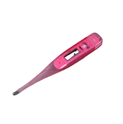 Low cost transparent body accurate fever read waterproof medical digital thermometer for home use