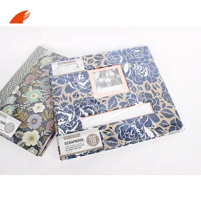 8 X 8 IN  Post bound scrapbook Fabric photo album PP leaflets  album Crystal stone Professional handmade