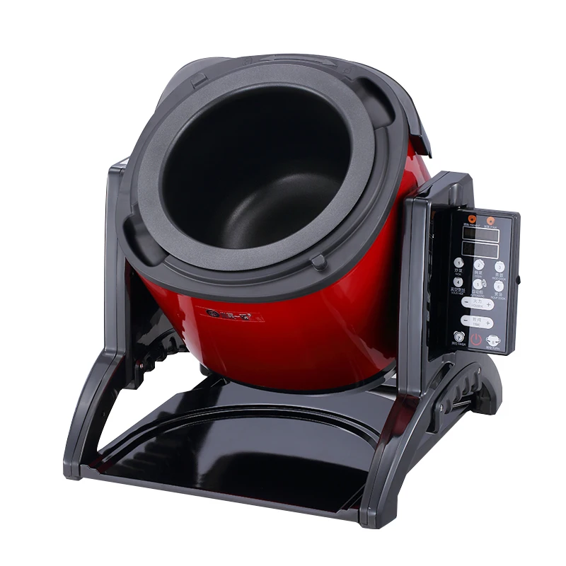 Intelligent Stir Fry Chicken Meat Cooking Mixer Machine Robot Fried Rice Fast Food Machine 2200w Cooking Robot Wok Food Cooker