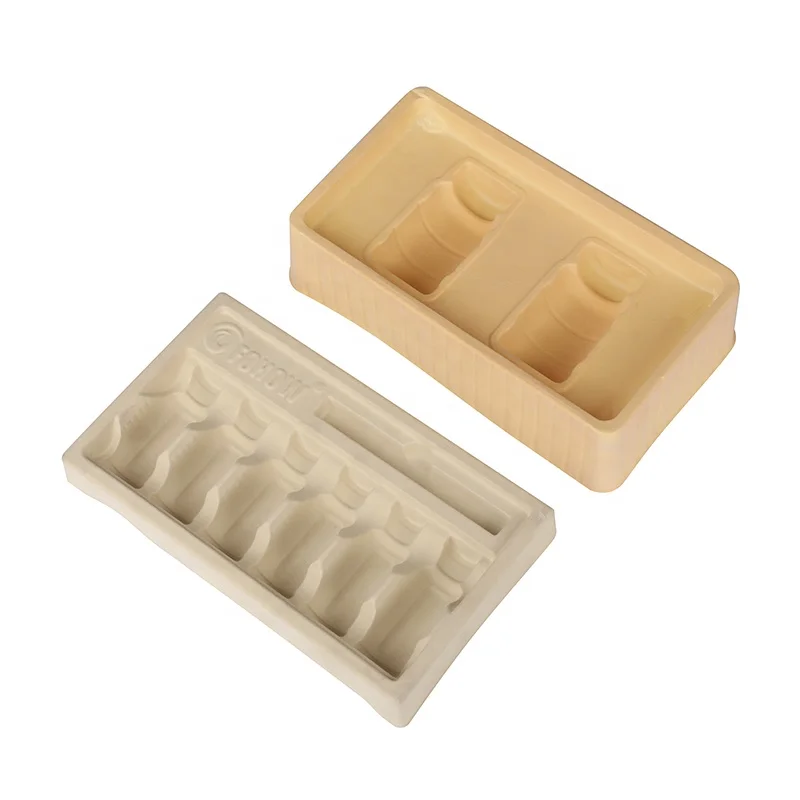 Custom thermoformed plastic blister tray drying growing storage blister case