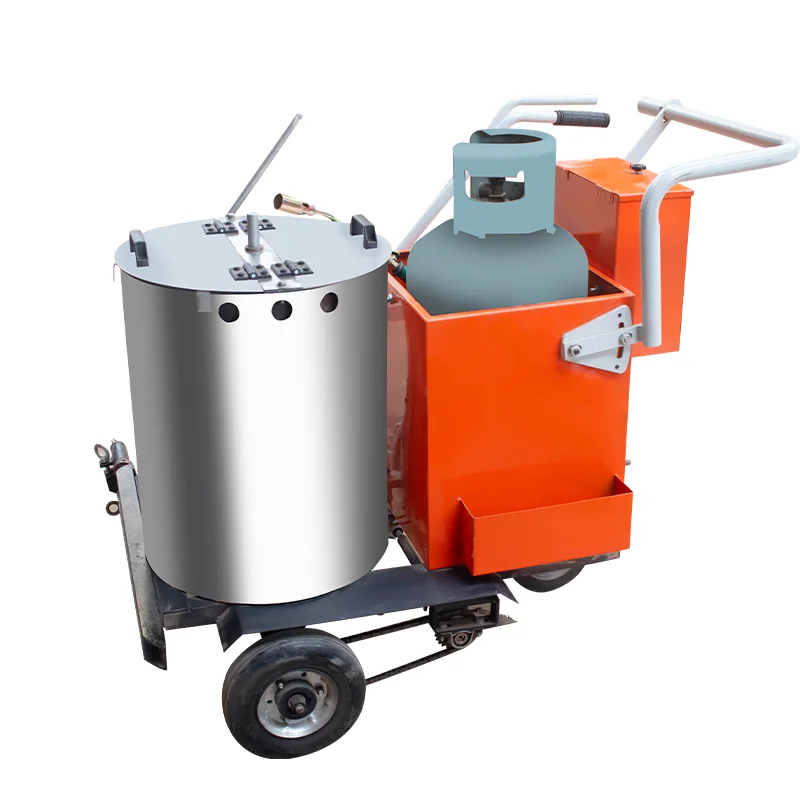 Ручная машина для маркировки термопластичной окраски шоссе дорожной линии