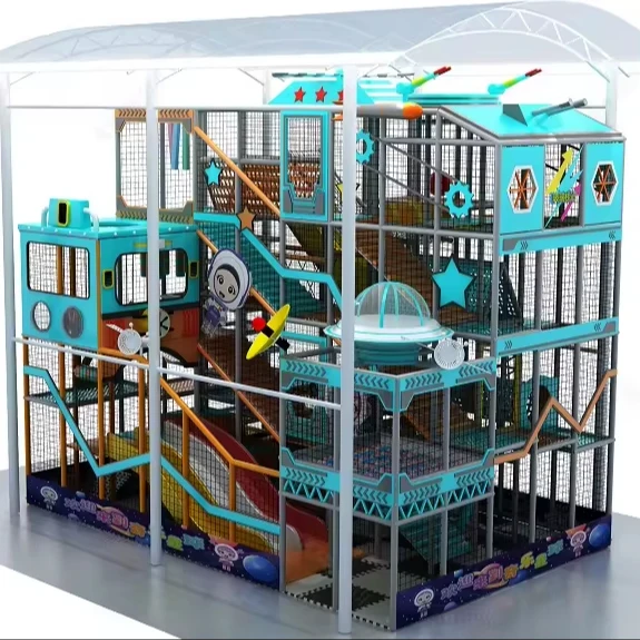 Commercial Customized Soft Play Children Kids Entertainment Sets SoftPlay Area Indoor Playground Plastic Slide