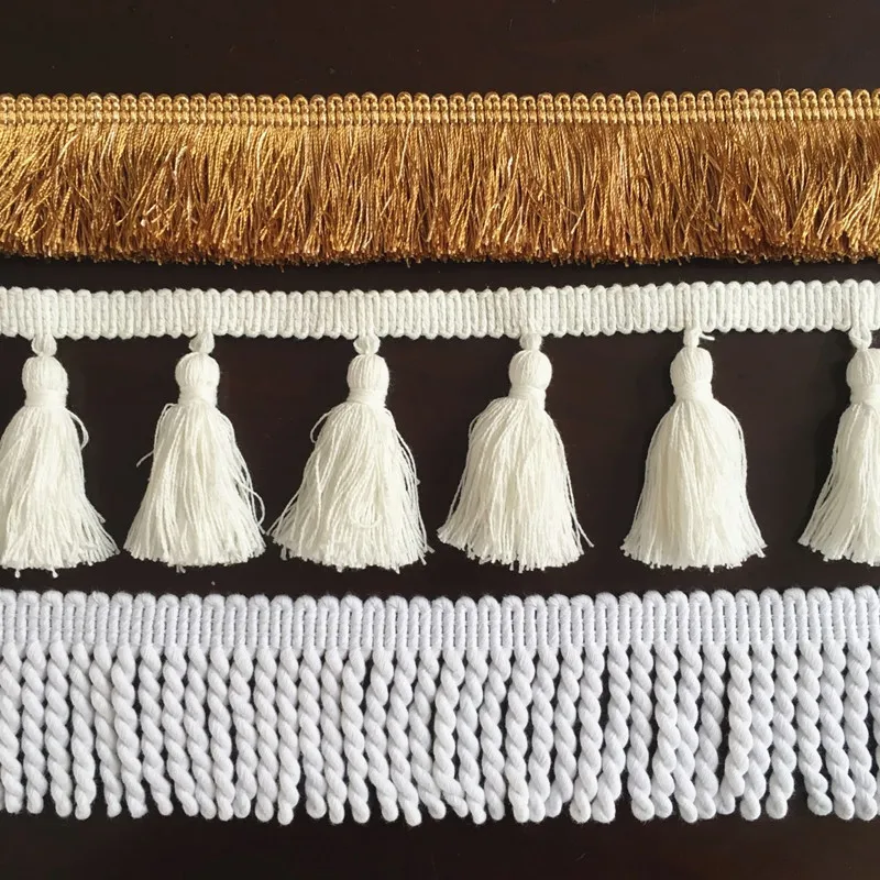 Factory direct sell cushion chainette trim home textile brush fringe
